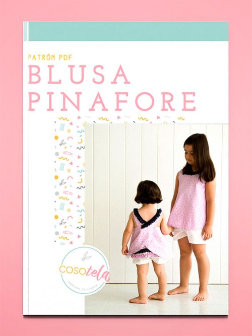 Patrón Blusa Pinafore niña (tallas 6 meses 8 años).